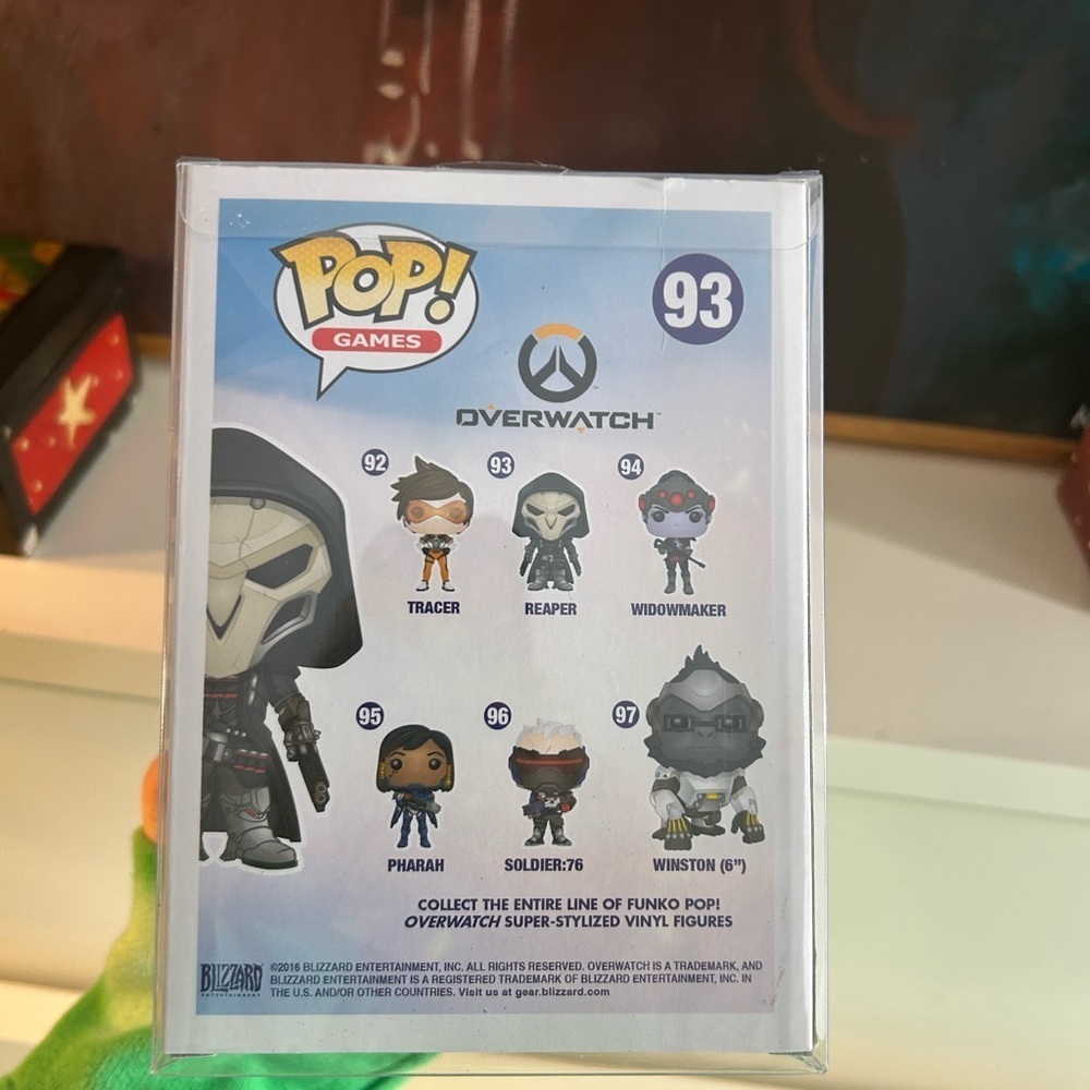 Funko Overwatch 93 Reaper Vinyl Figure - Black and White - Picture 8 of 10